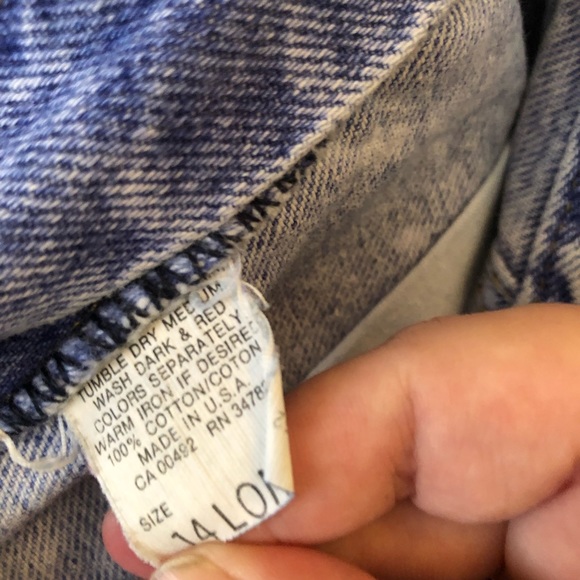 HP! LEE DENIM ACID WASH CUT OFF JEAN SHORTS - Picture 7 of 8